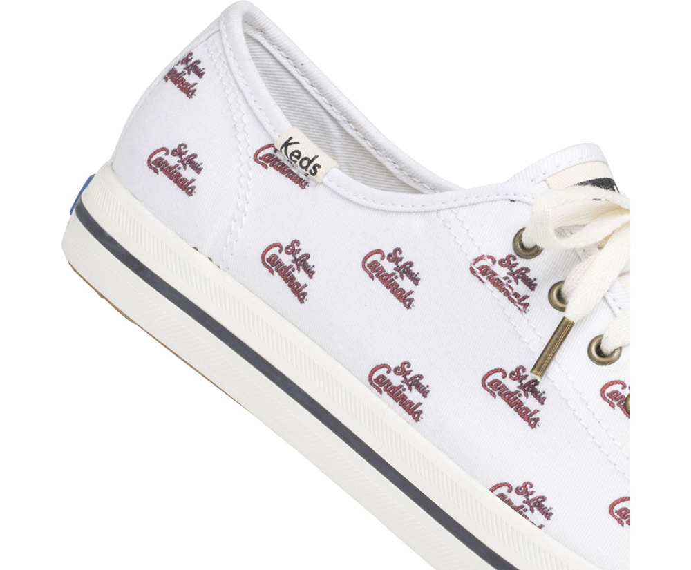 Tenis Keds Mujer Blancos - Kickstart Mlb® - 1624-GIUDO